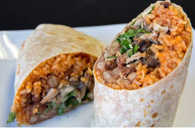 Beef Tongue Burrito