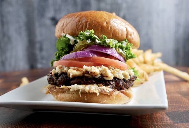 Belushi Black and Blue Burger