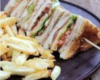 BIB Chicken Club Sandwich