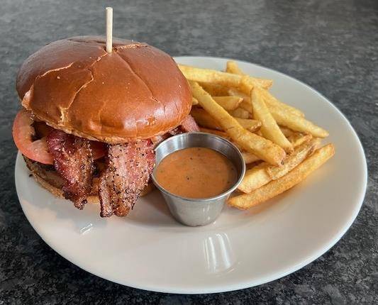 Bison Bacon Burger**
