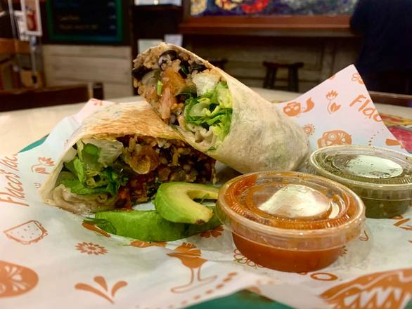 Black Bean Fajita Burrito