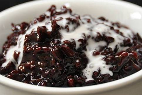 Black sweet sticky rice /w Coconut milk