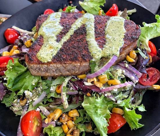 BLACKENED AHI SALAD (Cajun) (Served Rare)