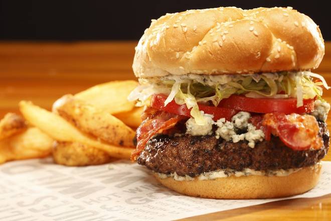 Bleu Cheese Basil Burger