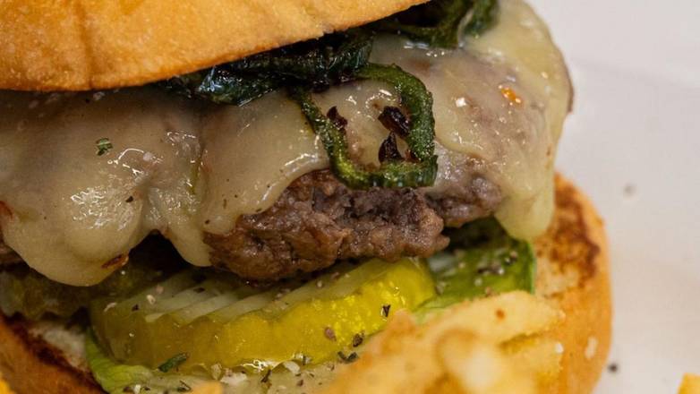 Bleu Cheese & Jalapeno Burger