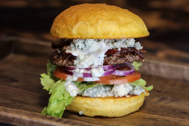 Blue Bacon Burger