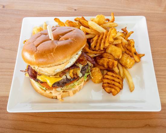 Breakfast burger