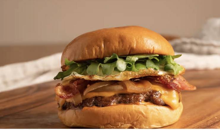 Breakfast Burger Sandwich