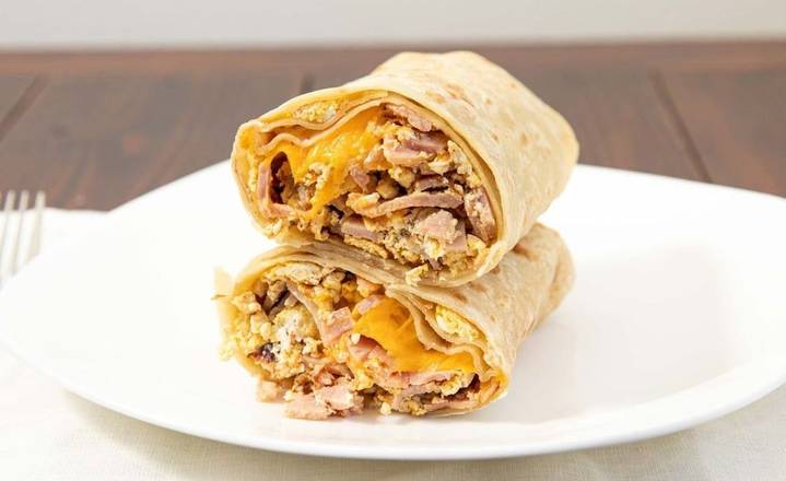Breakfast (Ham) Breakfast Burrito