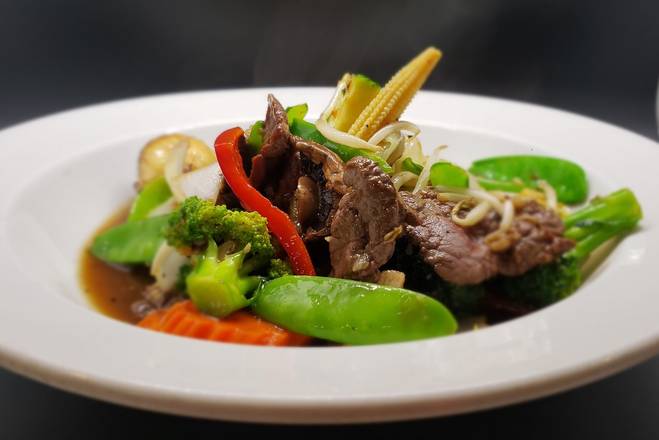 Brown Sauce with Mixed Vegetables