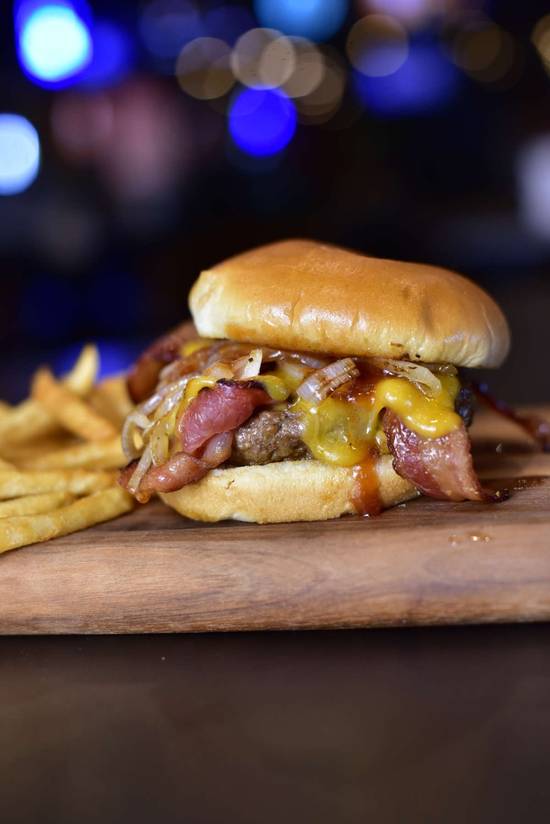 Brown Sugar & Smoked Cheddar Burger