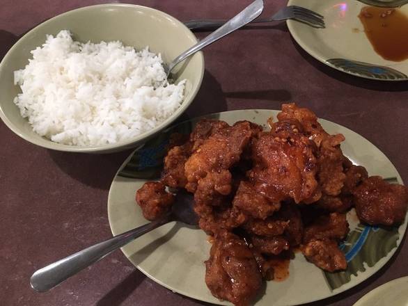 (B)Spicy Chicken