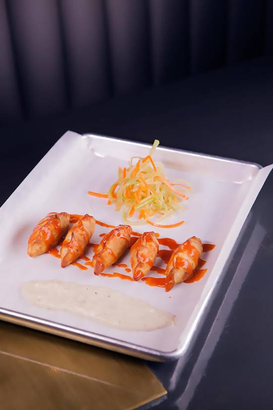 BUFFALO CHICKEN DUMPLINGS