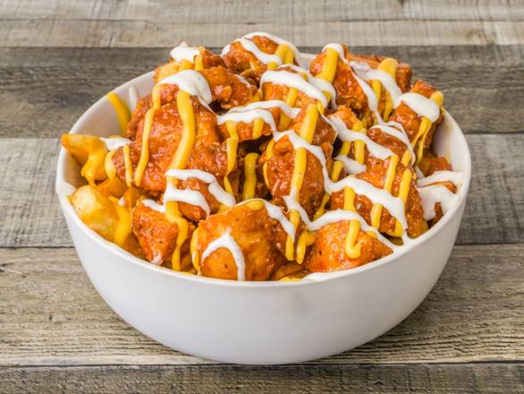 Buffalo Chicken Loaded Fries