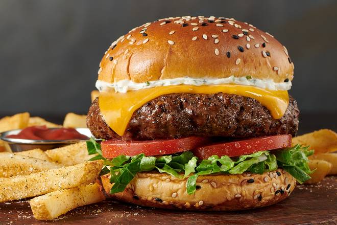 BURGER WITH CHEESE*