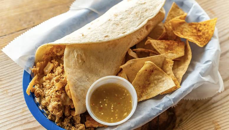 Burrito De Chicharrón / Pork Rinds Burrito