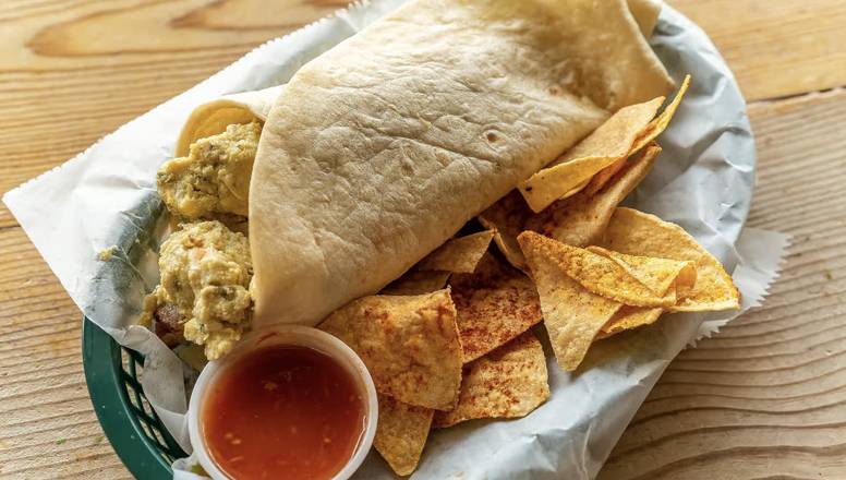 Burrito De Chile Rojo (Cerdo) / Red Chile (Pork) Burrito