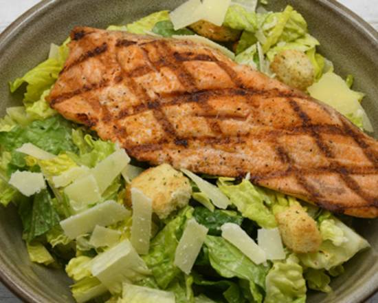 Caesar Salad with Salmon