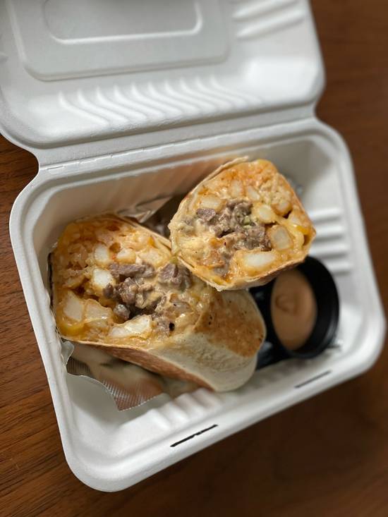 Carne Asada Loaded Fries Burrito**
