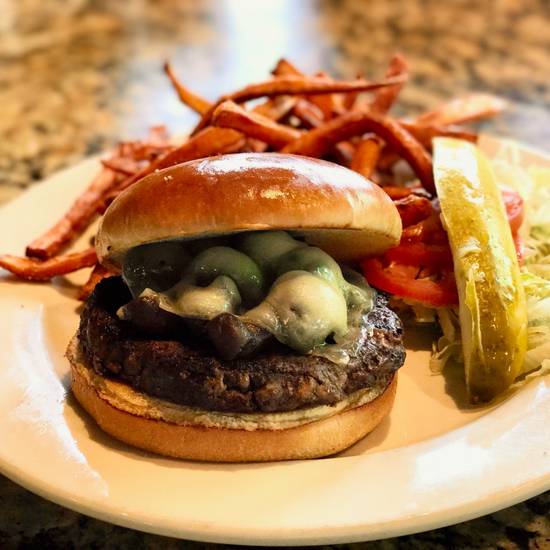Cheese & Mushroom Burger