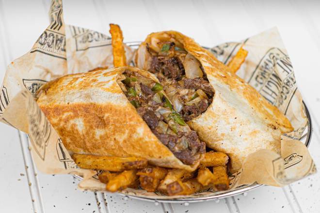 Cheese-Steak Burrito