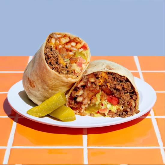 CHEESEBURGER BURRITO
