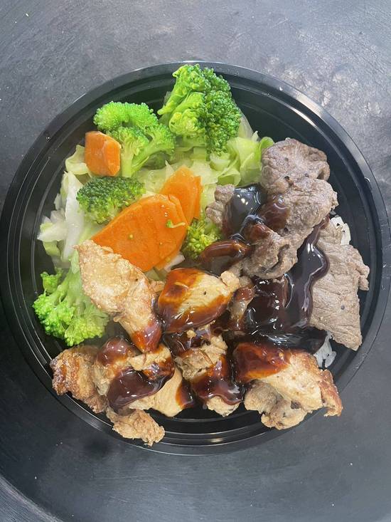 Chicken and Beef Teriyaki