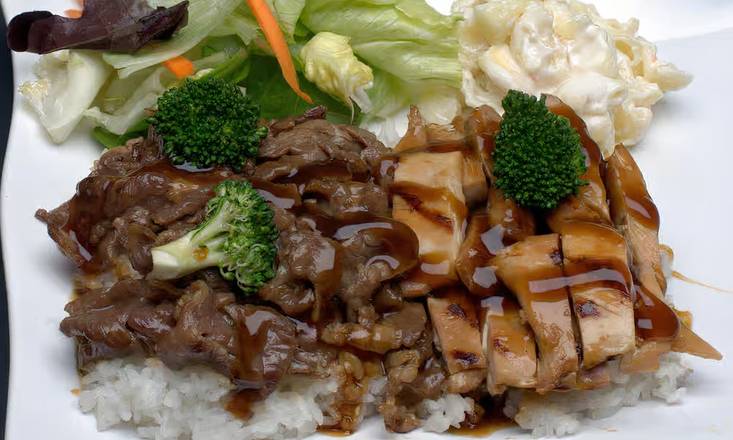 Chicken and Beef Teriyaki
