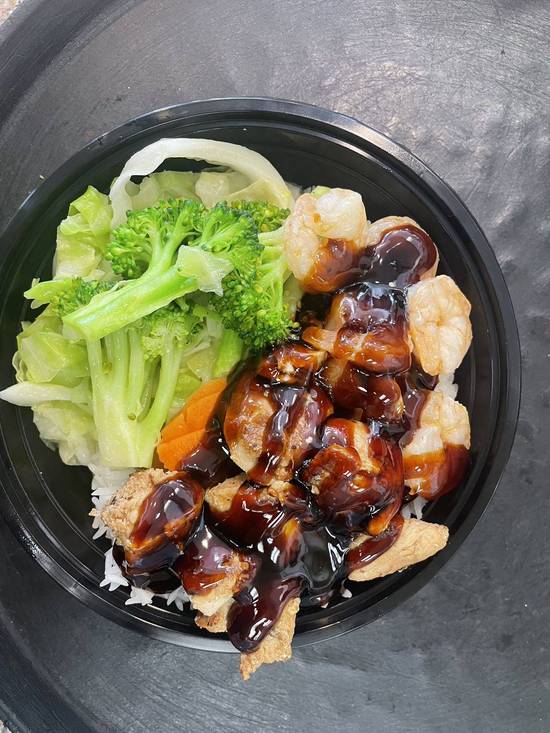 Chicken and Shrimp Teriyaki