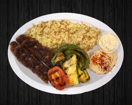 Chicken Lula Kabob Plate