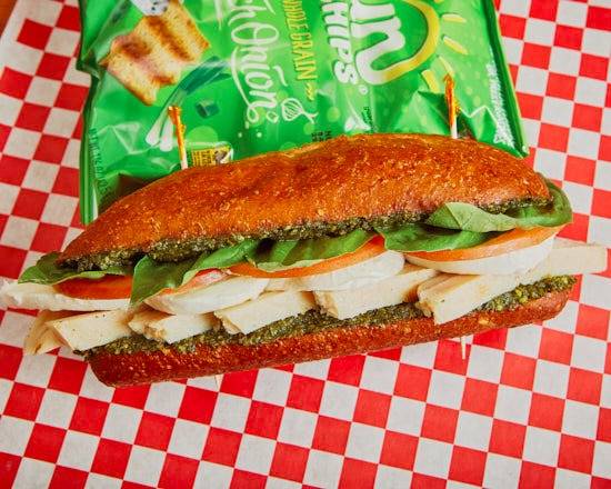 Chicken Pesto Bomb