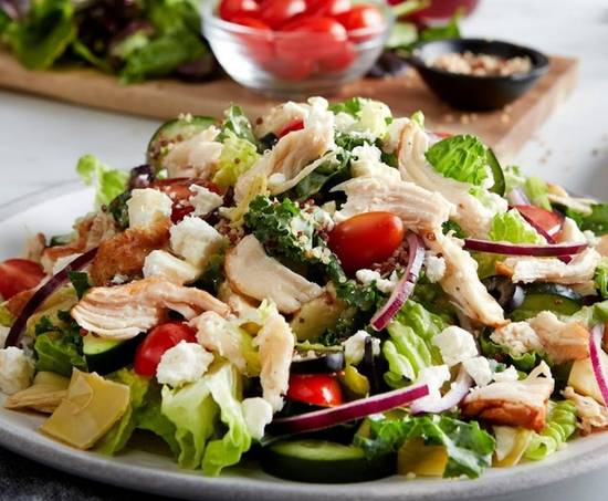 Chicken & Quinoa Mediterranean Salad