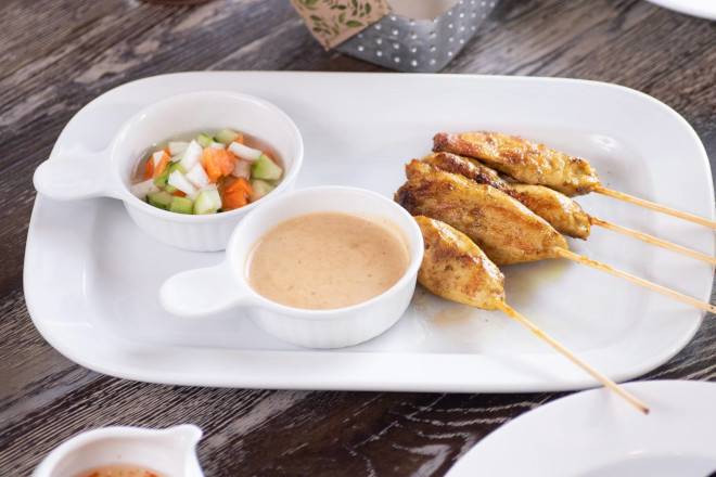 Chicken Satay. GF