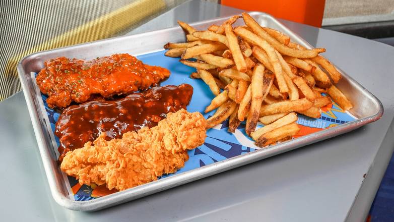 Chicken Tenders ( 3 PC ), Fresh Cut Fries & Fried Oreos Combo