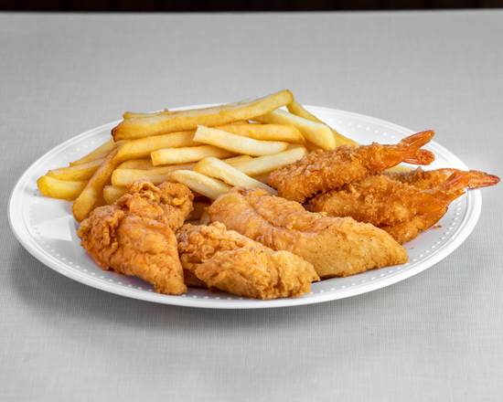 Chicken Tenders (3 pcs) and Shrimp (5 pcs)