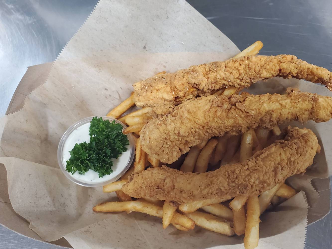 Chicken Tenders and Fries