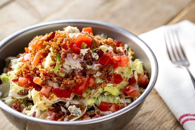 CHOPPED BLEU CHEESE WEDGE SALAD