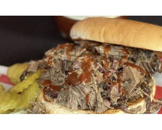 Chopped Brisket Sandwich