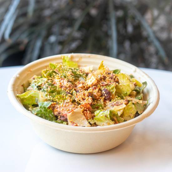 Chopped Muffuletta Salad - Roasted Mushroom