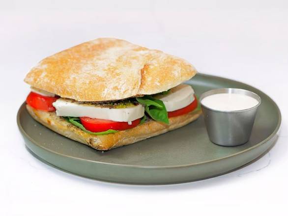 Ciabatta Caprese Sandwich