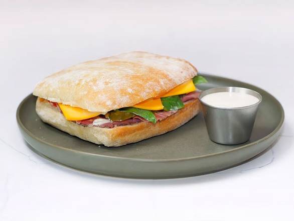 Ciabatta Pastrami Sandwich