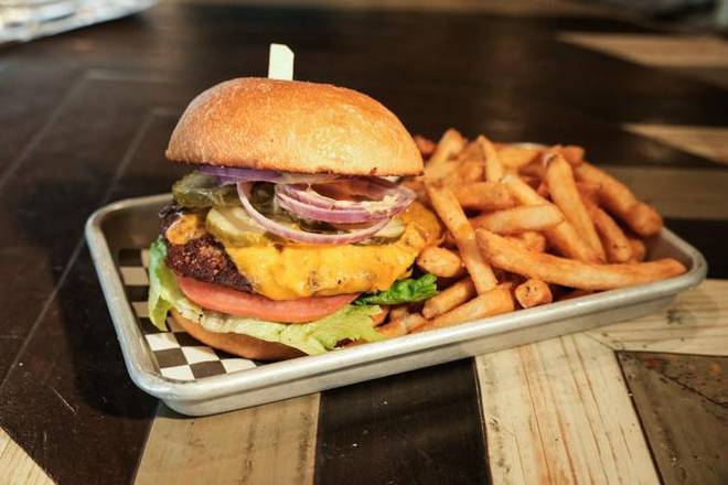 Classic American Cheese Burger
