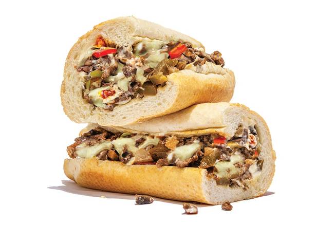 Classic Cheesesteak, Small Chip & Bottled Drink