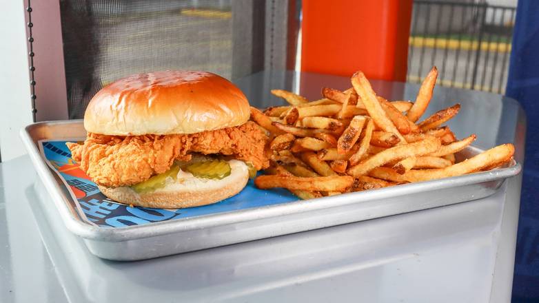 Classic Chicken Sandwich, Fresh Cut Fries & Fried Oreos Combo