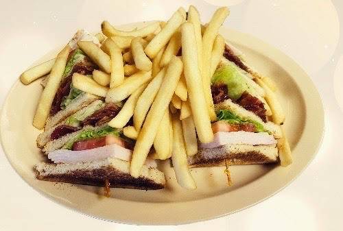 Club Sandwich with Fries