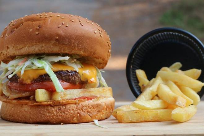 Coleslaw "Lebanese" Burger