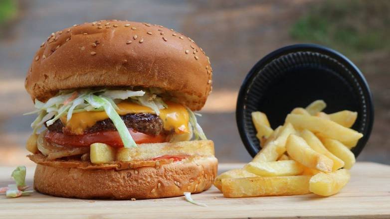 Coleslaw "Lebanese" Burger