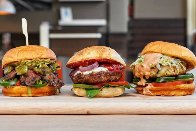 Create Your Own Burger, Sandwich or Salad Bowl