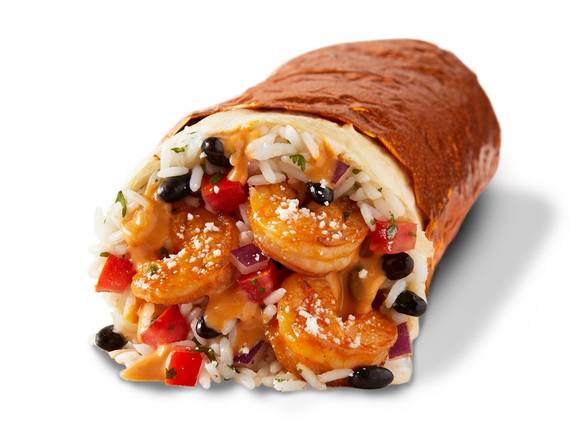 Create Your Own Garlic TajÃn® Shrimp Burrito