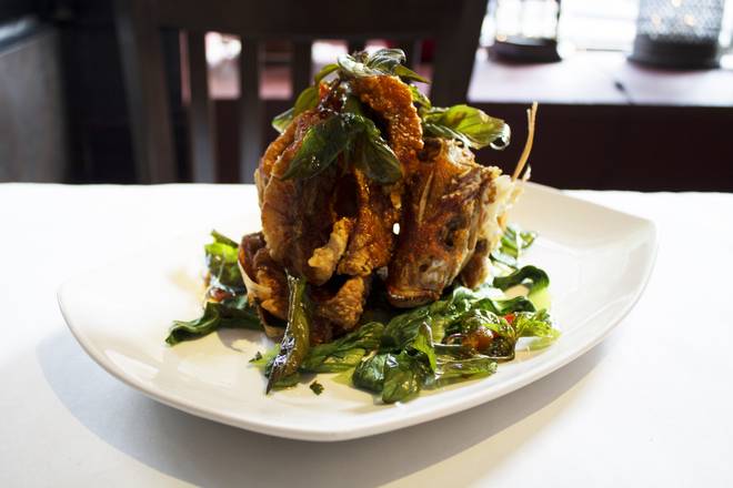 Crispy Basil Red Snapper Special